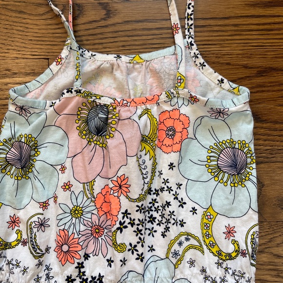 Baby Gap Girls Floral One Piece Spring to Fall Romper Size 3 - Picture 8 of 9